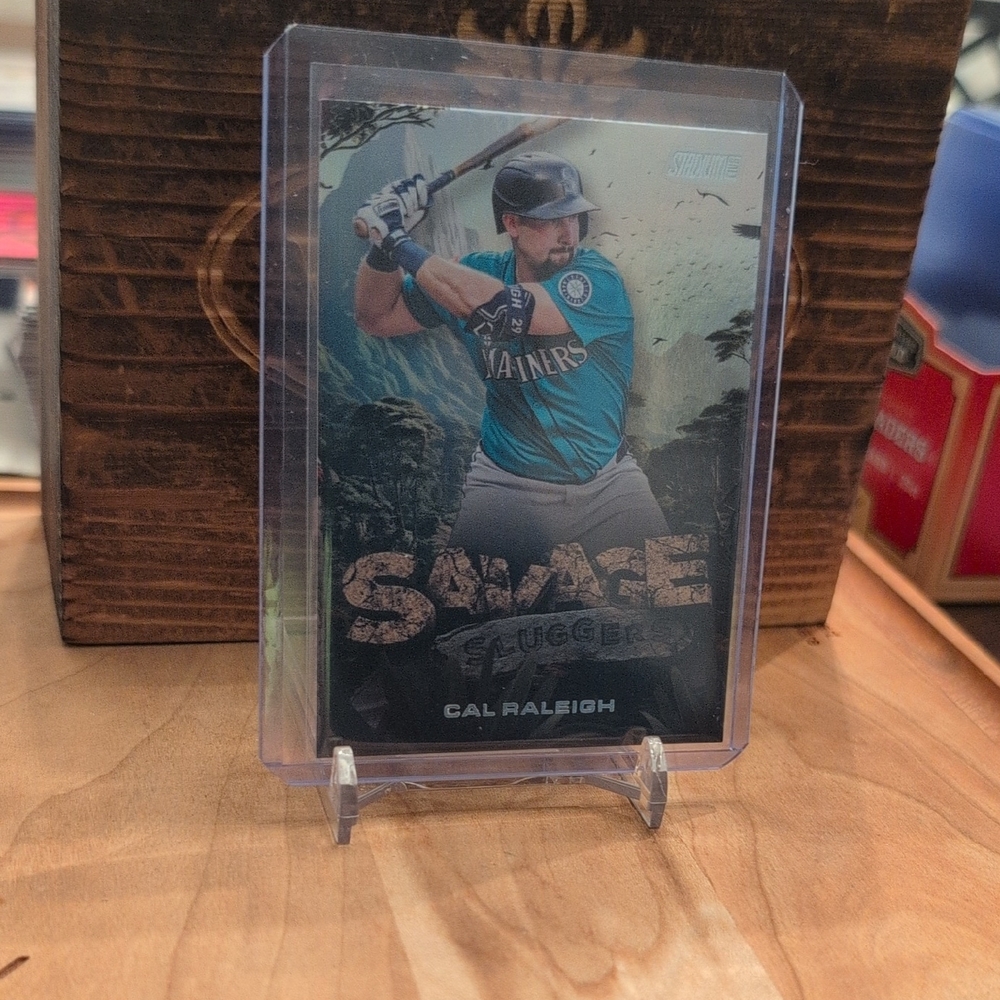 2025 Topps Stadium Club Cal Raleigh Savage Sluggers Mariners